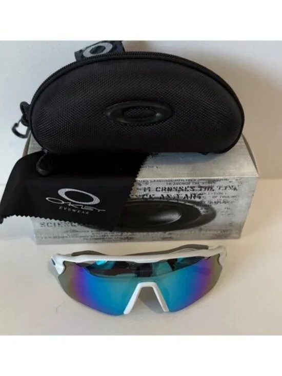 Oakley Radar EV PRIZM Polarized Blue OO9208 White-Gray Frame - Picture 4 of 11